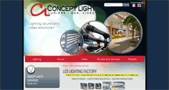 Desktop Screenshot of conceptlight.fr